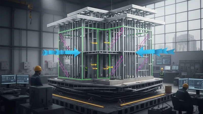 عملکرد لرزهای سازه ال اس اف در مازندران