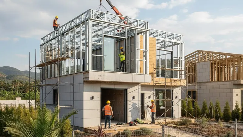 خانه پیش ساخته ال اس اف