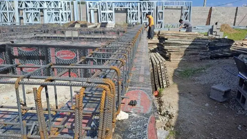 فونداسیون سازه ال اس اف در مازندران